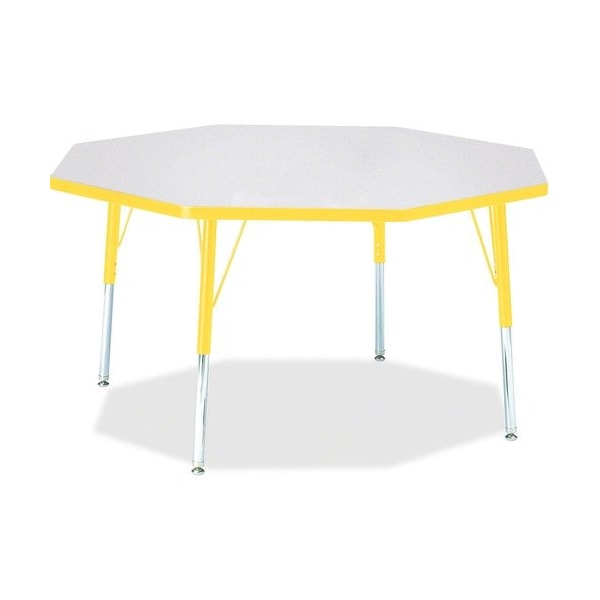 Jonti-Craft TABLE, OCTAGON, 48X48, GY/YW JNT6428JCE007 - main